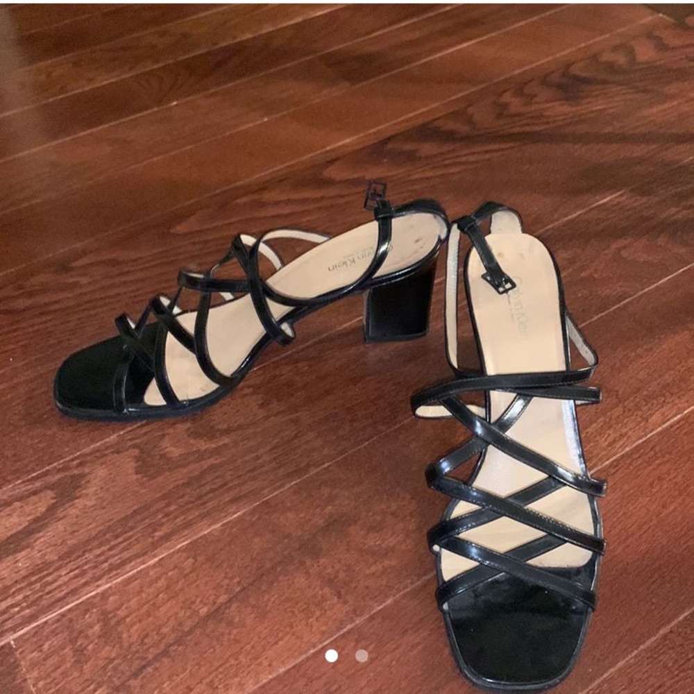 Strappy heeled sandals